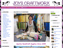 Tablet Screenshot of joyscraftworx.com.au